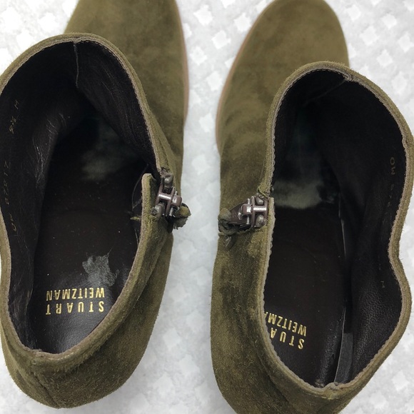Stuart Weitzman Demigran Ankle Booties Size 9 1/2 - Picture 4 of 8